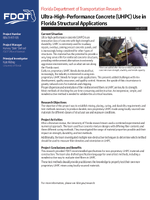 UltraHighPerformance Concrete UHPC Use in Florida Structural Applications Summary