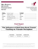 The Influence of RealTime Rural Transit Tracking on Traveler Perception