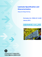 Laminate Specification and Characterization Composite Bridge Decking