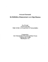 Induced demand  its definition measurement and significance
