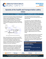 Opioids at the Health and Transportation Safety Nexus Research Brief