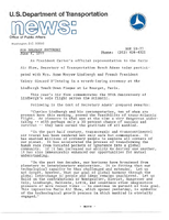 Department of Transportation News Releases June 1977