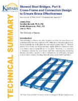 Skewed steel bridges part ii  crossframe and connection design to ensure brace effectiveness  technical summary