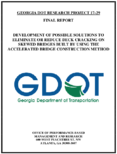Development of Possible Solutions to Eliminate or Reduce Deck Cracking on Skewed Bridges Built by Using the Accelerated Bridge Construction Method