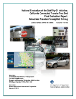 National evaluation of the SafeTrip21 initiative  final report networked travelerforesighted driving