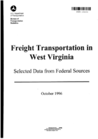 Freight Transportation in West Virginia Selected Data from Federal Sources