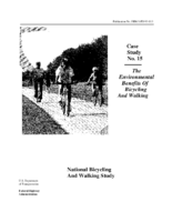 The environmental benefits of bicycling and walking