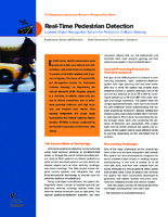 RealTime pedestrian detection  layered object recognition system for pedestrian collision sensing