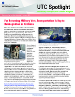 For Returning Military Vets Transportation Is Key to Reintegration as Civilians
