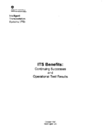 ITS Benefits Continuing Successes and Operational Test Results