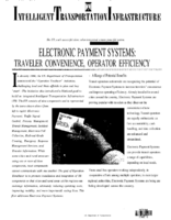 Intelligent Transportation Infrastructure Electronic Payment Systems Traveler Convenience Operator Efficiency