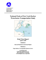 National parks of New York harbor waterborne transportation plan
