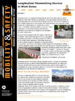 Longitudinal Channelizing Devices in Work Zones fact sheet