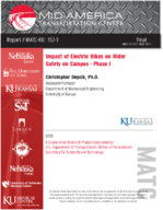 Impact of Electric Bikes on Rider Safety on Campus  Phase I