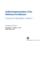 Unified implementation of the reference architecture  concept of operations