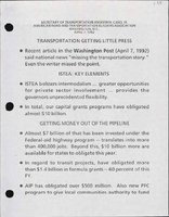 Secretary of Transportation Andrew H Card Jr Speeches April 1992