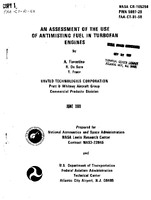 An Assessment of the Use of Antimisting Fuel in Turbofan Engines