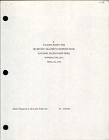 Talking Points for Secretary of Transportation Elizabeth Hanford Dole During National Secretaries Week