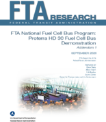 National Fuel Cell Bus Program Proterra HD 30 Fuel Cell Bus Demonstration