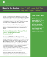 Successes in Stewardship  Back to the Basics How FHWA Legal Staff Can Help with Project Delivery