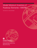 Model minimum inventory of roadway elementsMMIRE