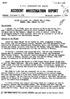 Investigation of Aircraft Accident UNITED AIR LINES DEXTER IOWA 19550119