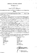 CAM 40 Supplement No 9  CAM 40 Dated Sept 15 1959 Revision To CAM 40