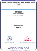 Staged Concrete Bridge Deck Pours Adjacent to Live Traffic