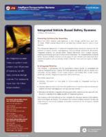 Integrated Vehicle Based Safety Systems A Major ITS Initiative