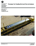 Passenger car crippling endload test and analyses