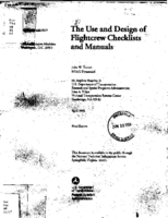 The Use and Design of Flightcrew Checklists and Manuals