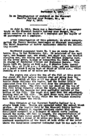 Interstate Commerce Commission Report of the Accident  Investigation Occurring on the MISSOURI PACIFIC RAILROAD BERGER MO