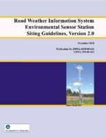 Road weather information system environmental sensor station siting guide version 20