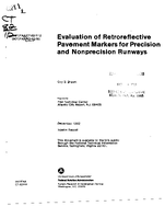 Evaluation of Retroreflective Pavement Markers for Precision and Nonprecision Runways