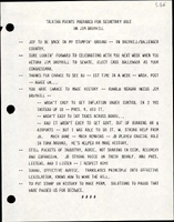 Talking Points Prepared for Secretary Dole on Jim Broyhill