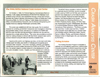 Crash Analytics Center Laboratory Fact Sheet