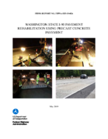 Washington State I90 Pavement Rehabilitation Using Precast Concrete Pavement