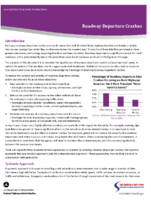 Local and Rural Road Safety Briefing Sheets  Roadway Departure Crashes