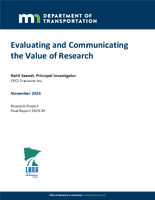 Evaluating and Communicating the Value of Research