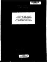 Evaluate the Use of Mineral Admixtures in Concrete to Mitigate AlkaliSilica Reactivity