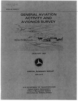 General Aviation Activity and Avionics Survey Annual Summary Report 1979 Data