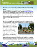 Promoting Access and Innovation with Dockless Bike Share in Seattle WA