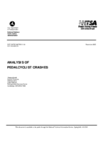 Analysis of Pedalcyclist Crashes