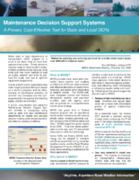 Maintenance Decision Support Systems A Proven CostEffective Tool for State and Local DOTs