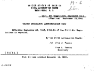 Part 51 Amendment 511 Ground Instructor Identification Card