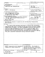 Energy and Texas Transportation