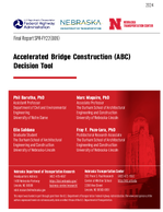 Accelerated Bridge Construction ABC Decision Tool Final Report