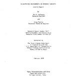 Microtexture Measurements of Pavements Surfaces Interim Report