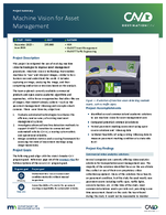 Project Summary Machine Vision for Asset Management