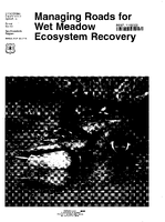 Managing Roads for Wet Meadow Ecosystem Recovery